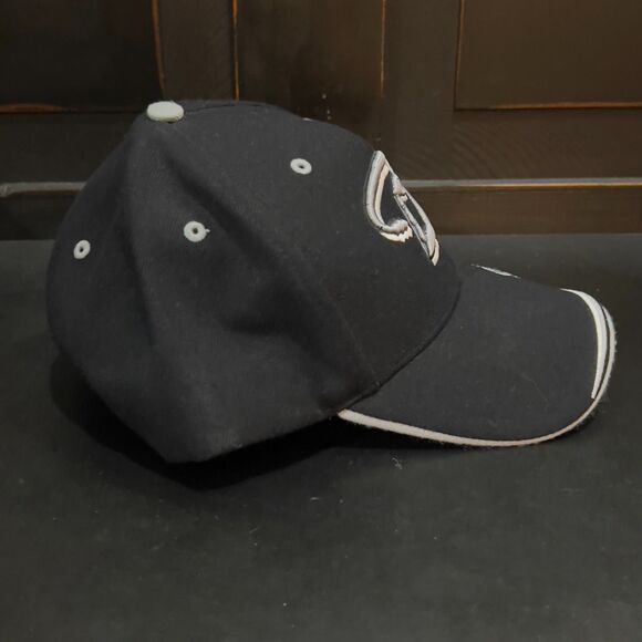 Vintage 90s Twins Enterprises Arizona Diamondbacks Black Silver Strapback Hat - Picture 4 of 9